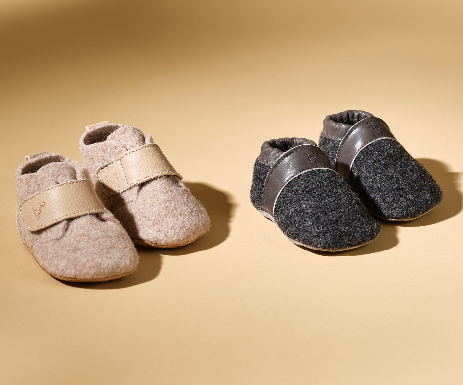 Anna & Paul Lauflernschuhe Star In Blau – Weiches Naturleder, Feste Gummisohle, Für Babys & Kinder (Gr. 18-23)